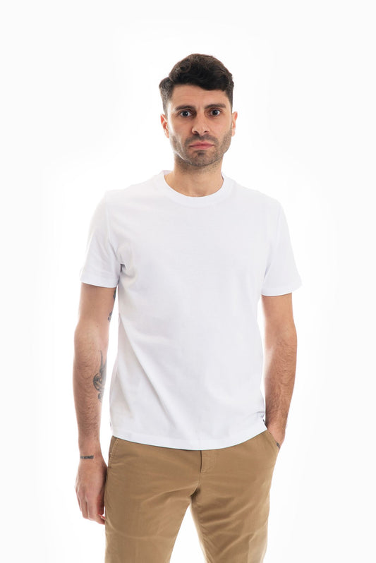 T-shirt Bianca in Cotone