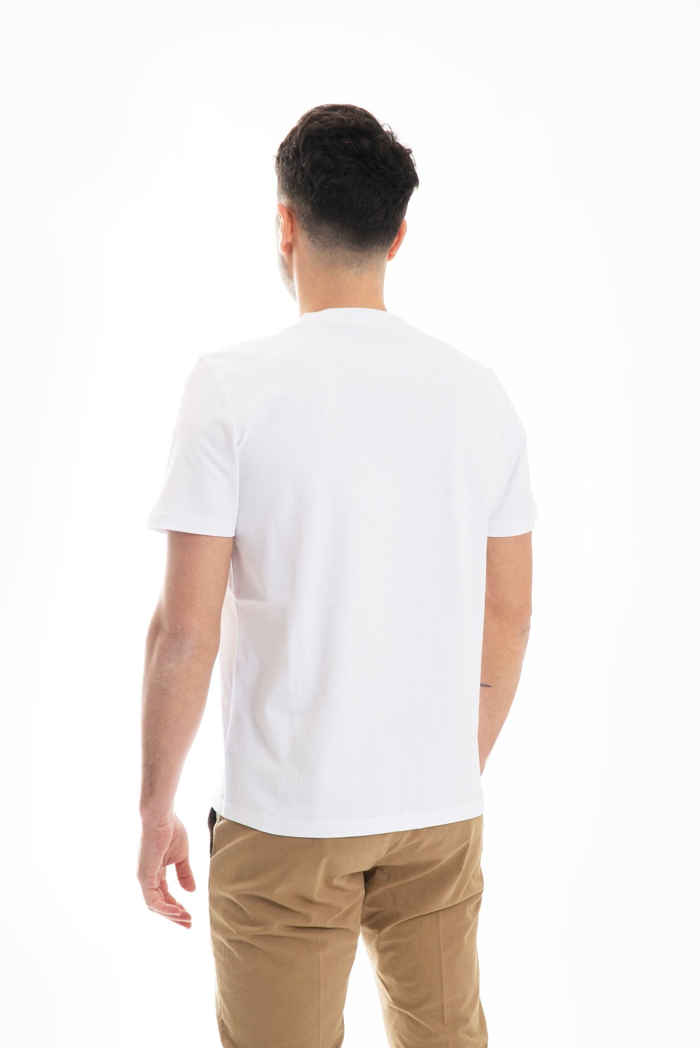 T-shirt Bianca in Cotone