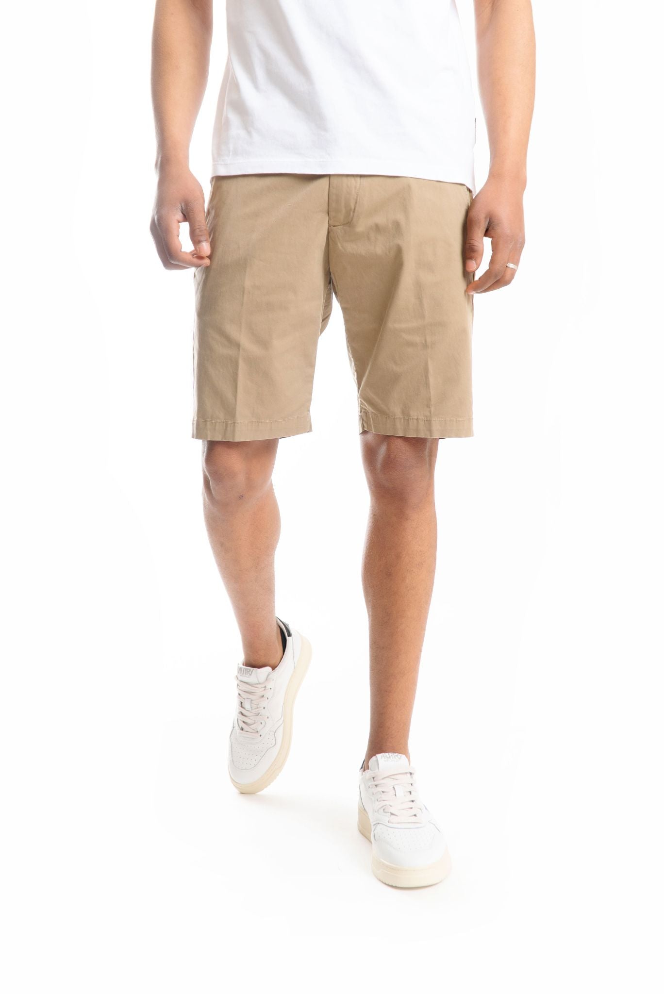 Bermuda Beige in Gabardina di Cotone