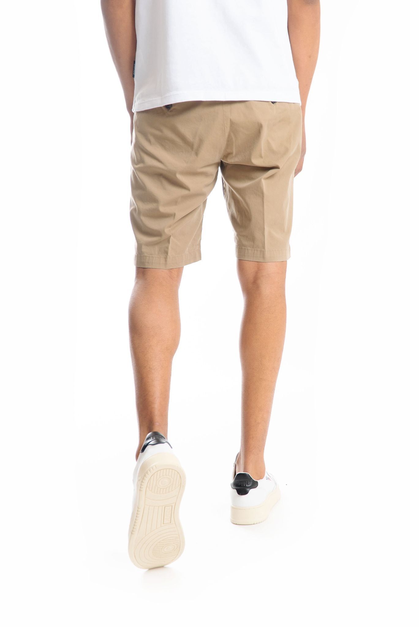 Bermuda Beige in Gabardina di Cotone