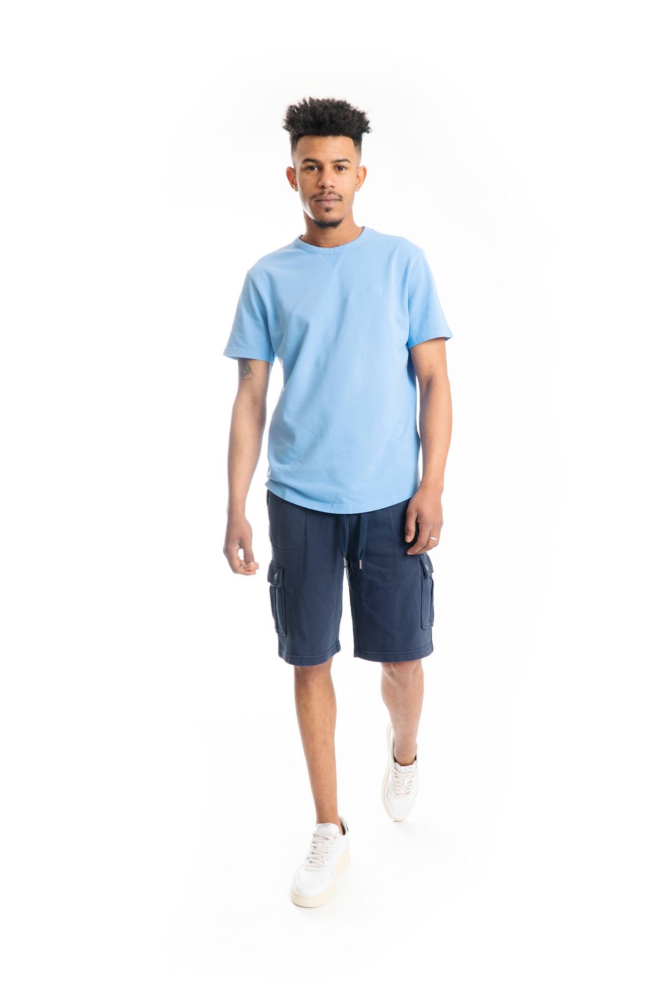 Bermuda Blu Cargo di Felpa