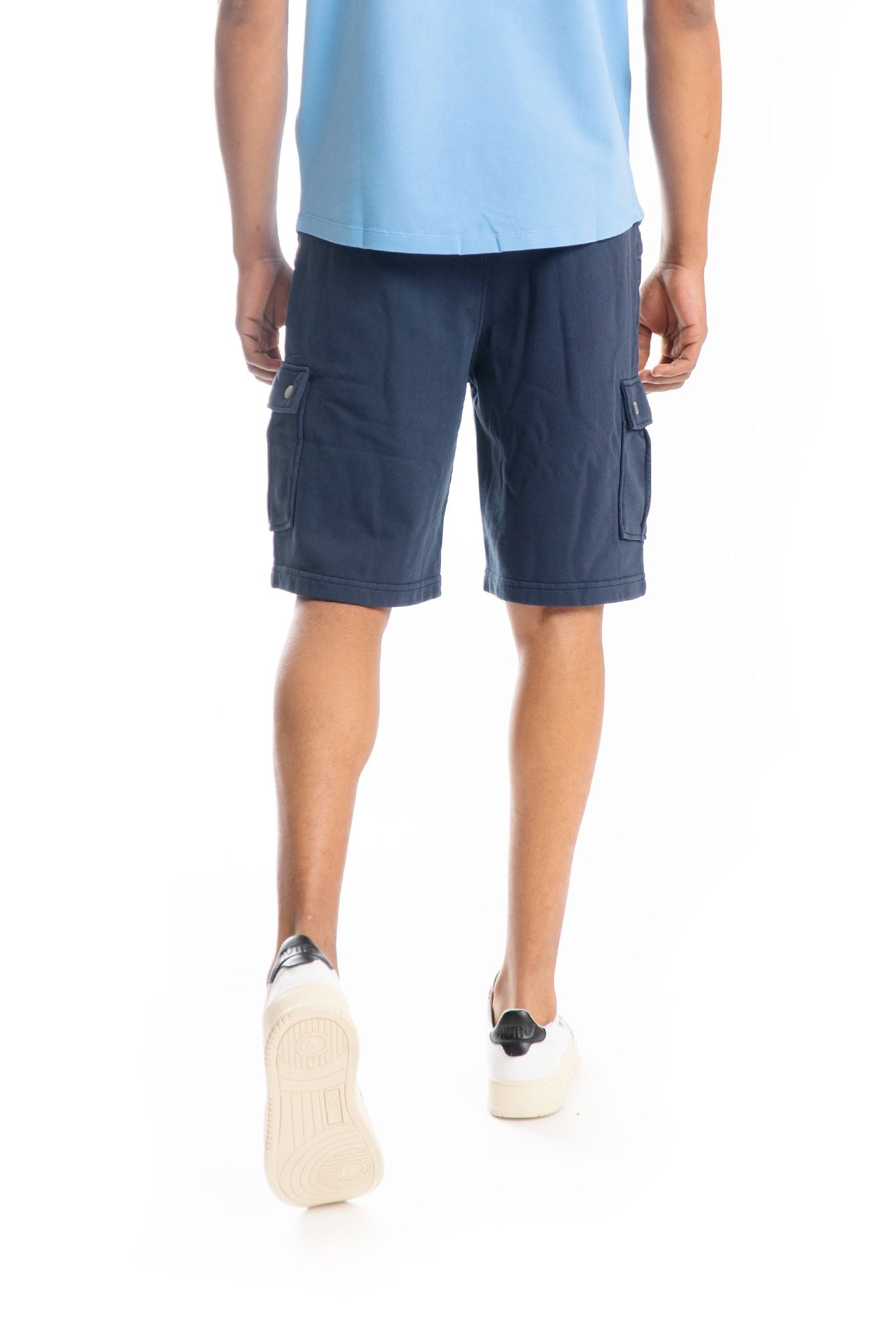 Bermuda Blu Cargo di Felpa