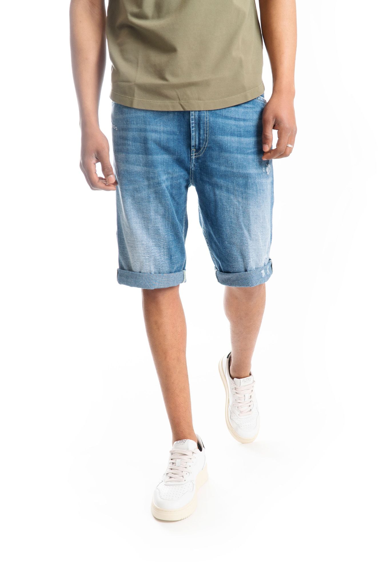 dondup bermuda uomo lenz saldi, fronte