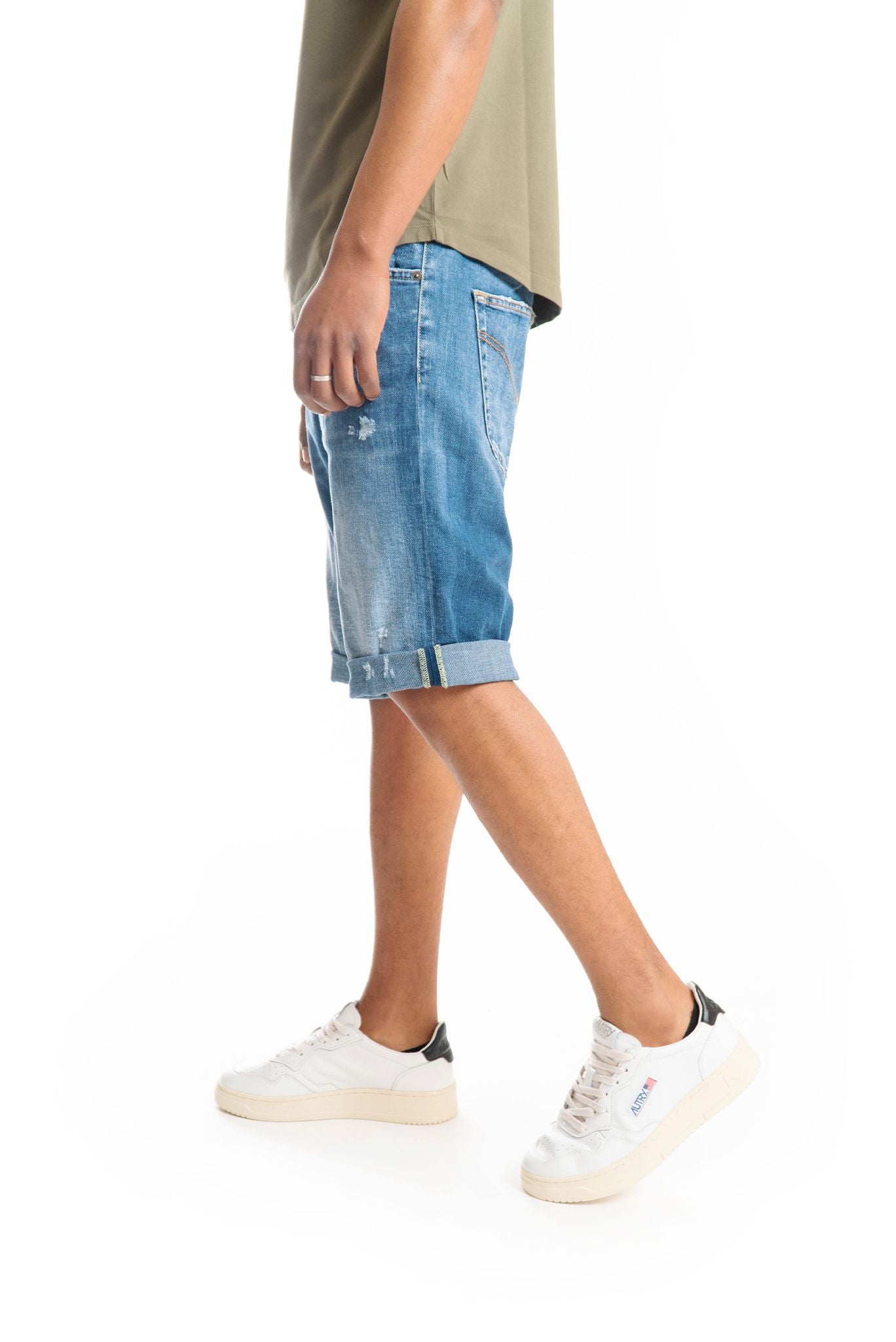 dondup bermuda uomo lenz saldi, profilo sx