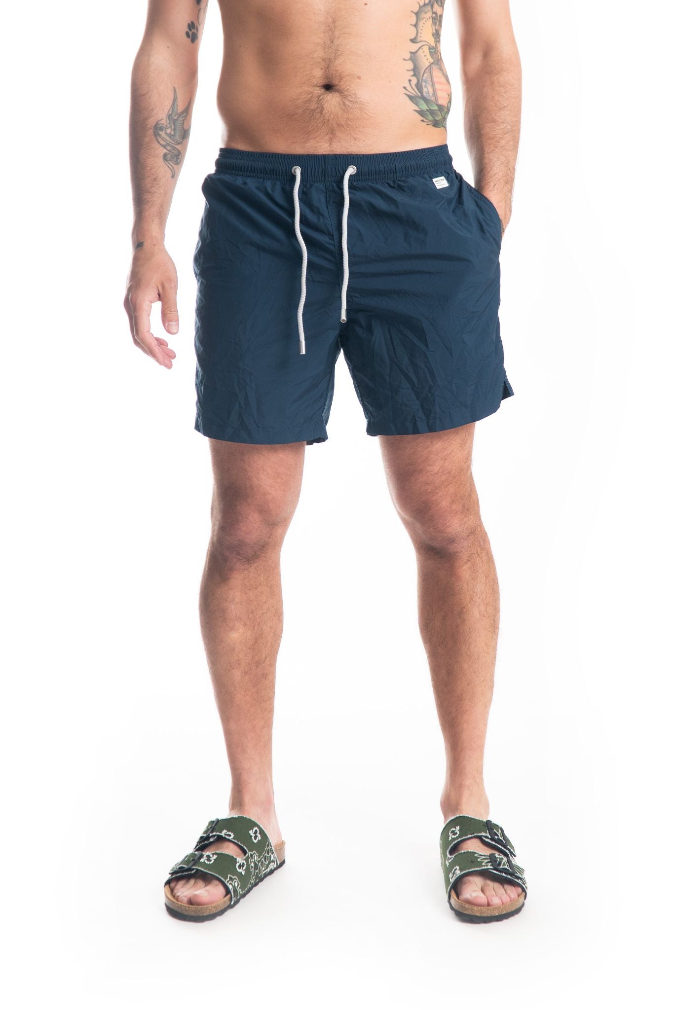 costume saint barth uomo blu, frontale