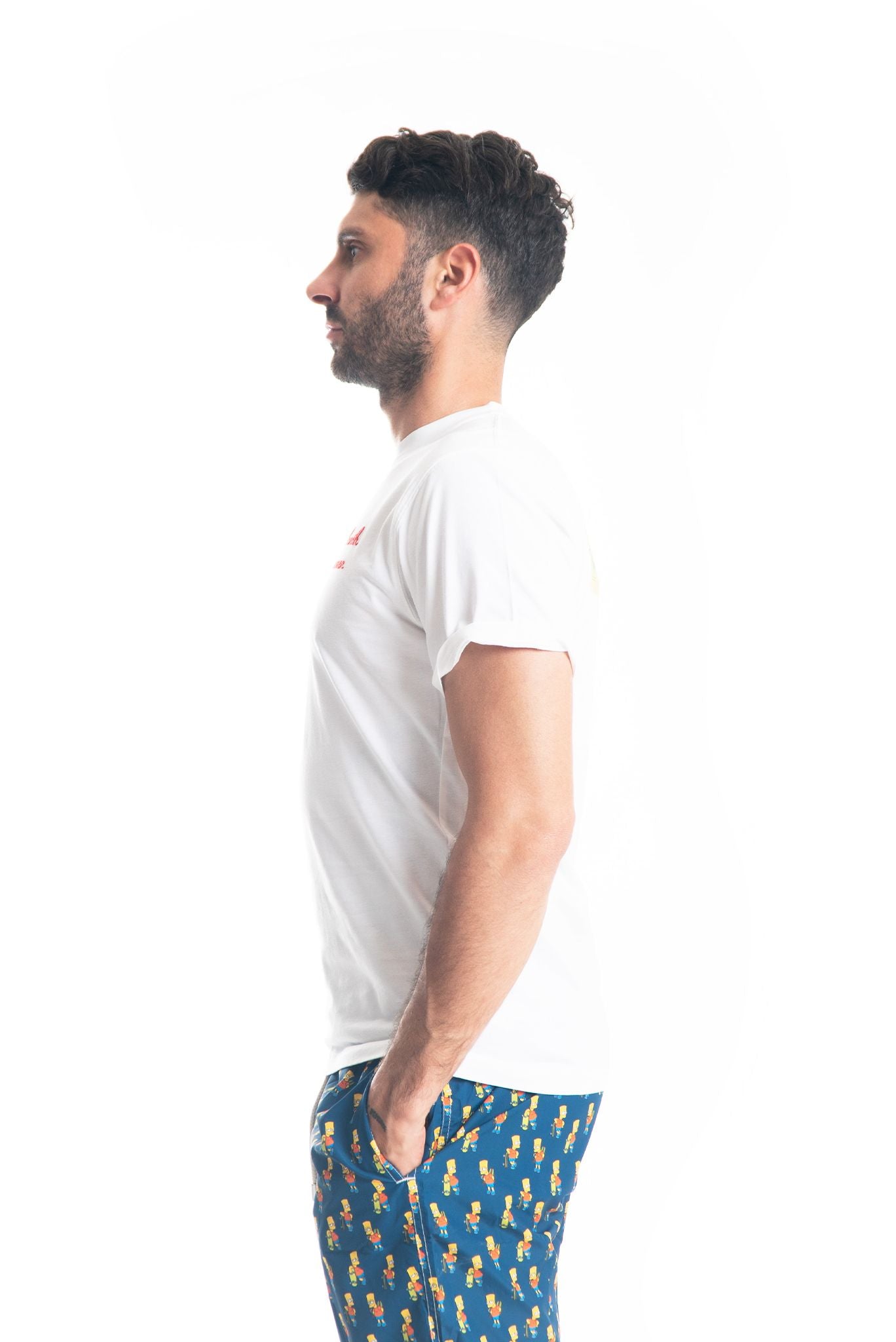 t shirt saint bart the simpson, lato