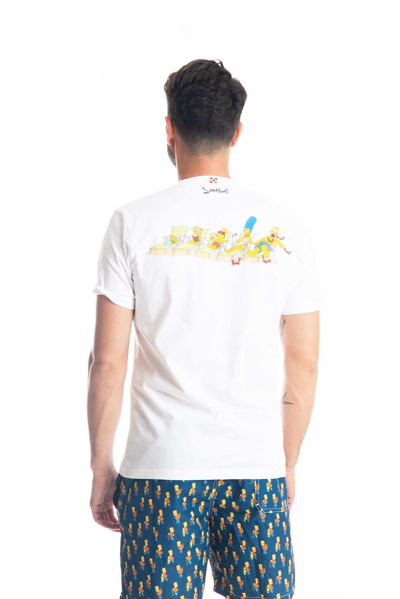 t shirt saint bart the simpson, retro