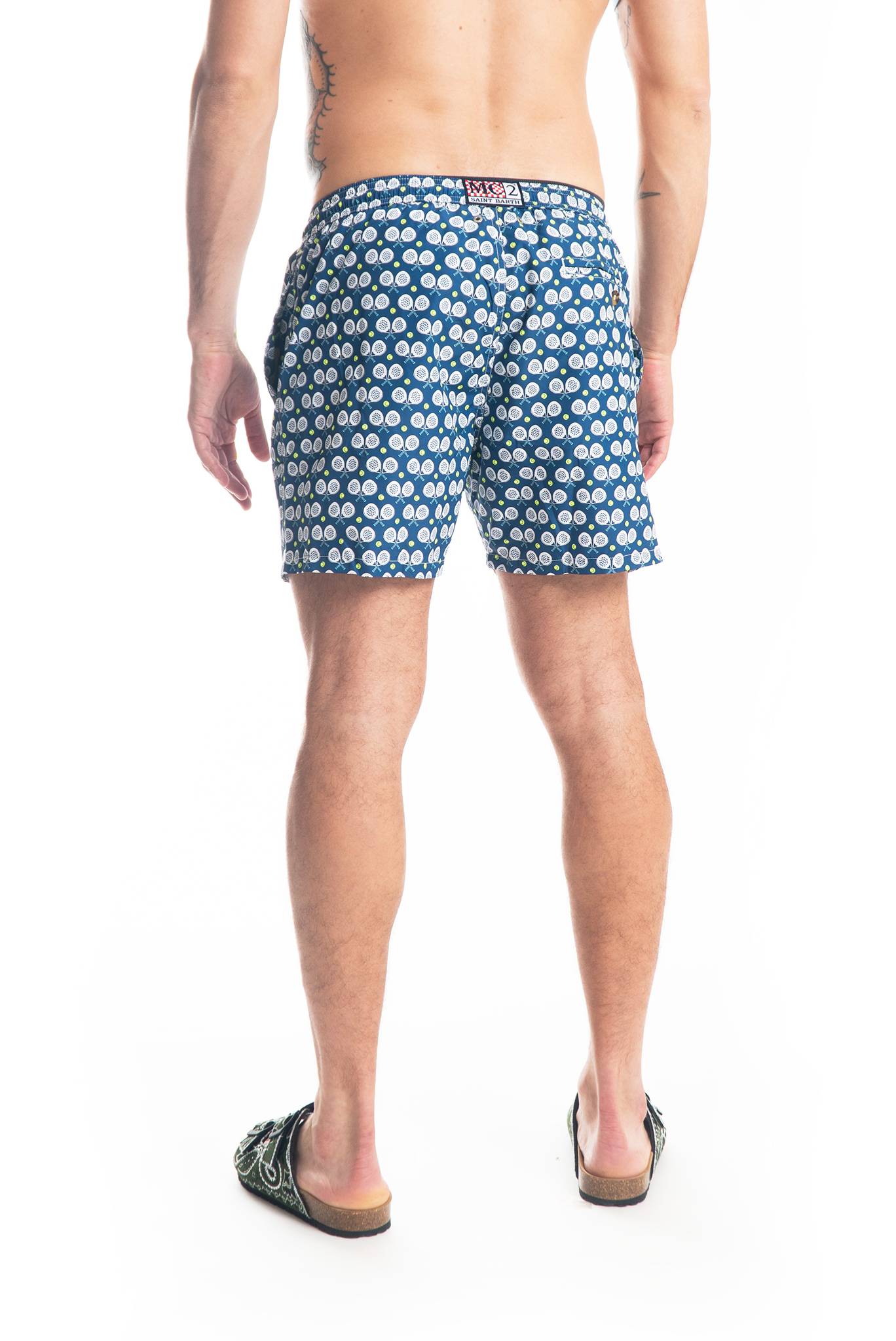 costume saint barth uomo paddle, retro