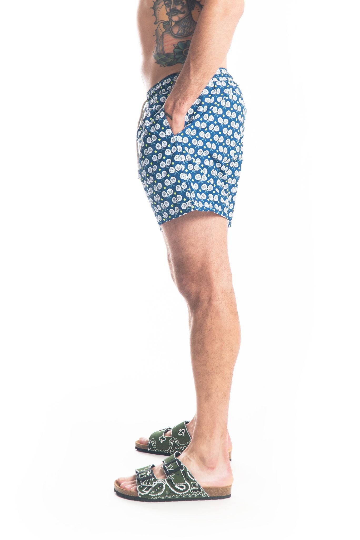 costume saint barth uomo paddle, lato