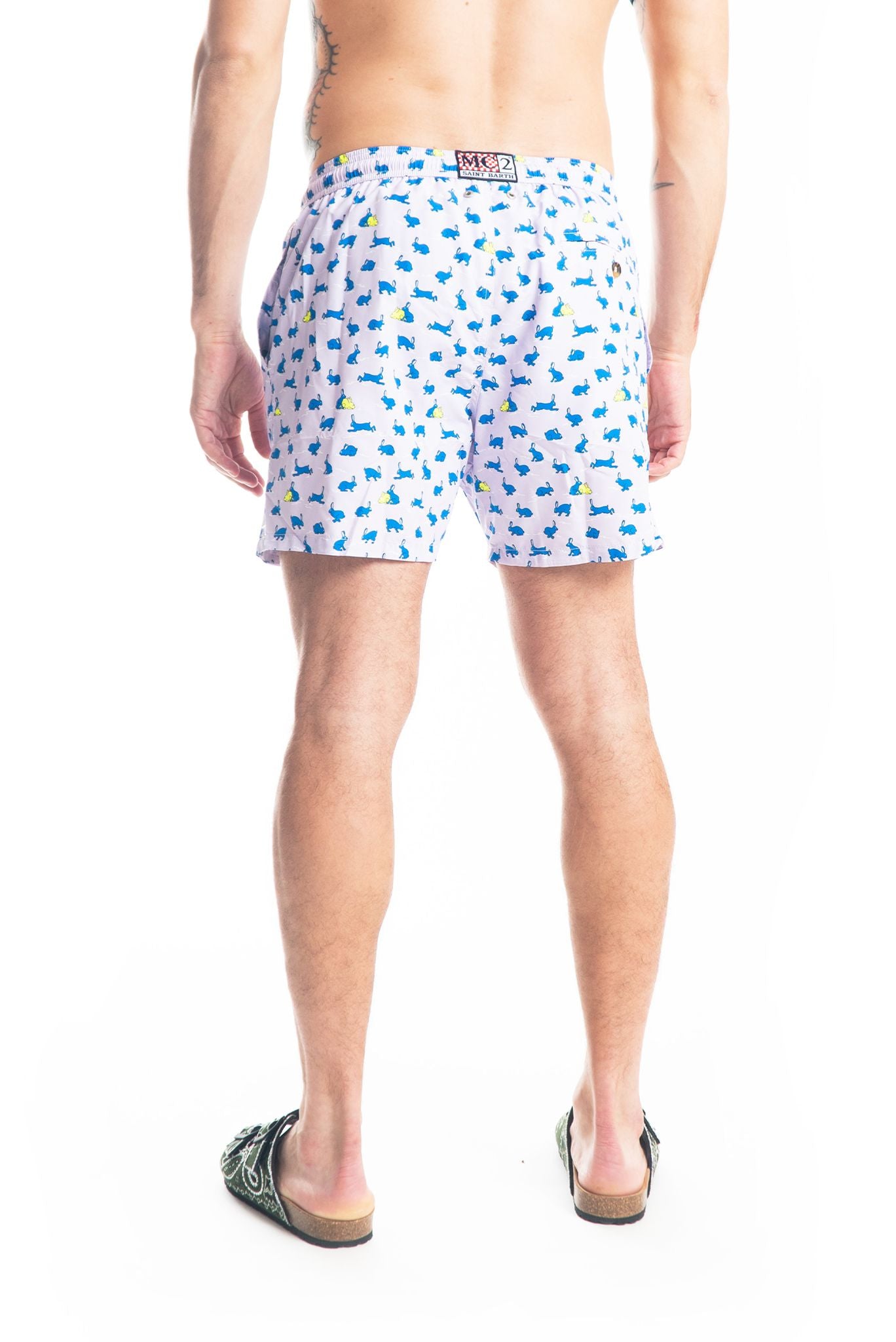 costume saint barth uomo rabbit lover, retro