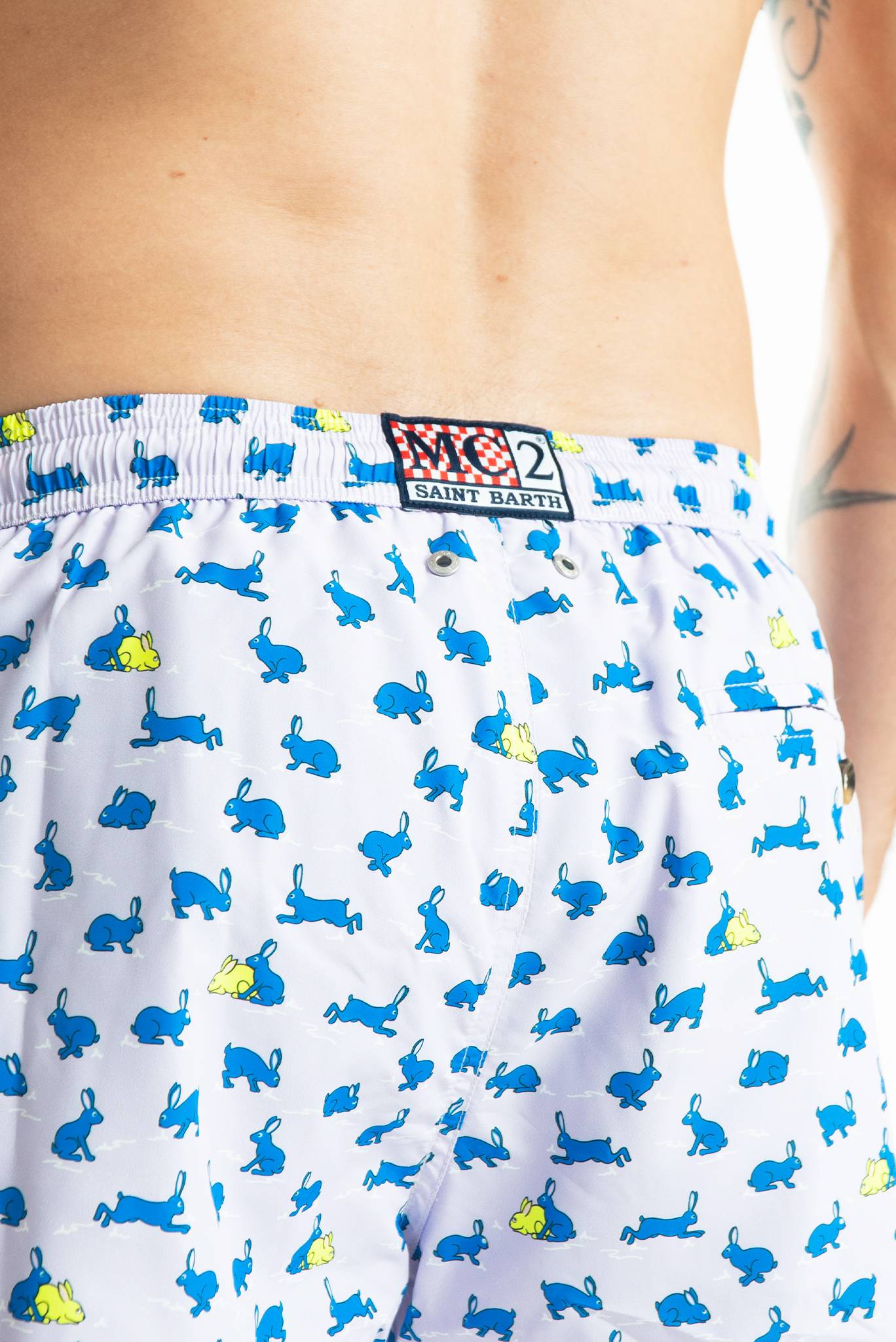 costume saint barth uomo rabbit lover, dettaglio retro