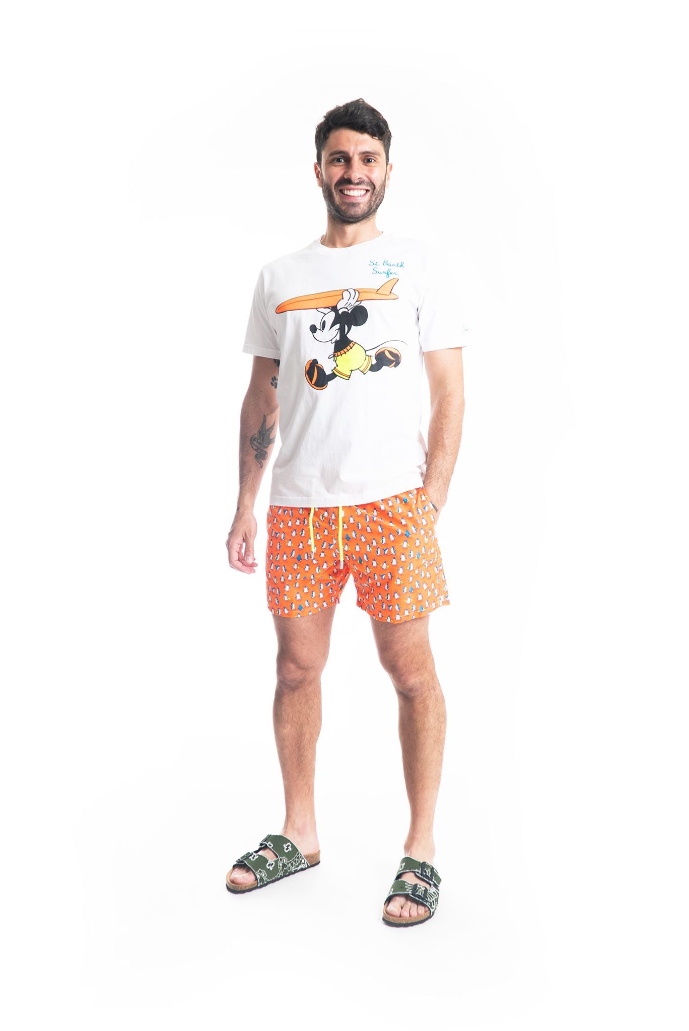 t shirt saint bart topolino, intera