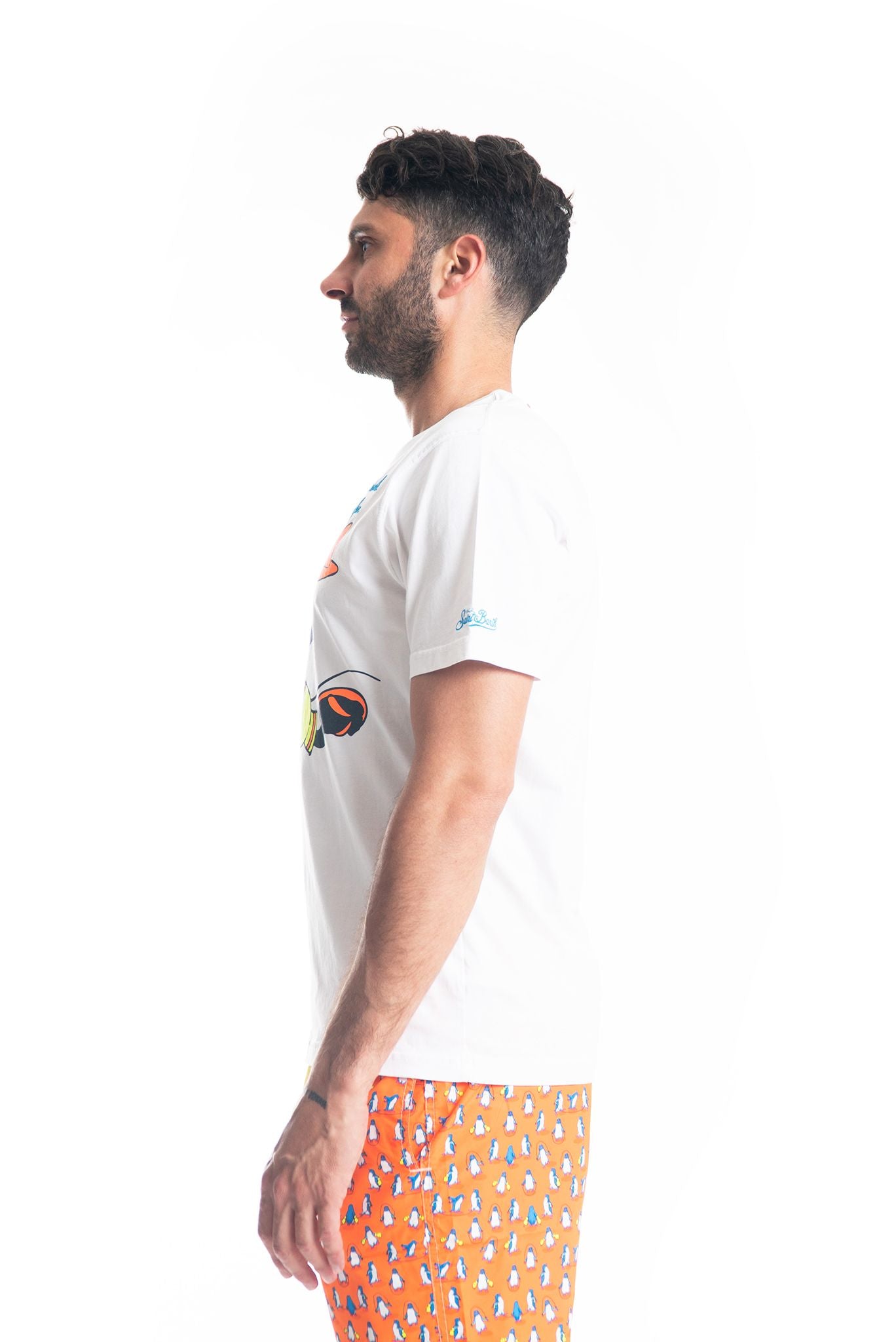 t shirt saint bart topolino, lato