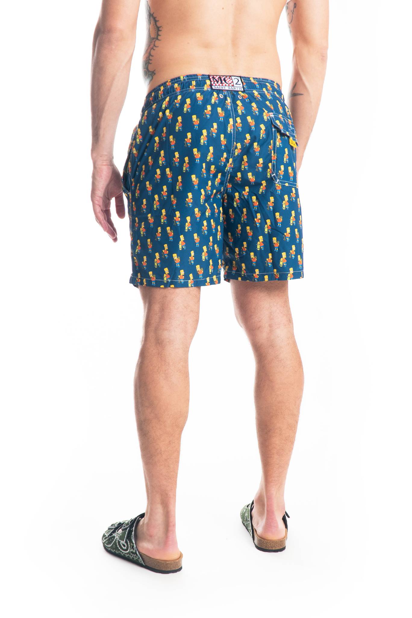 costume saint barth uomo simpson, retro