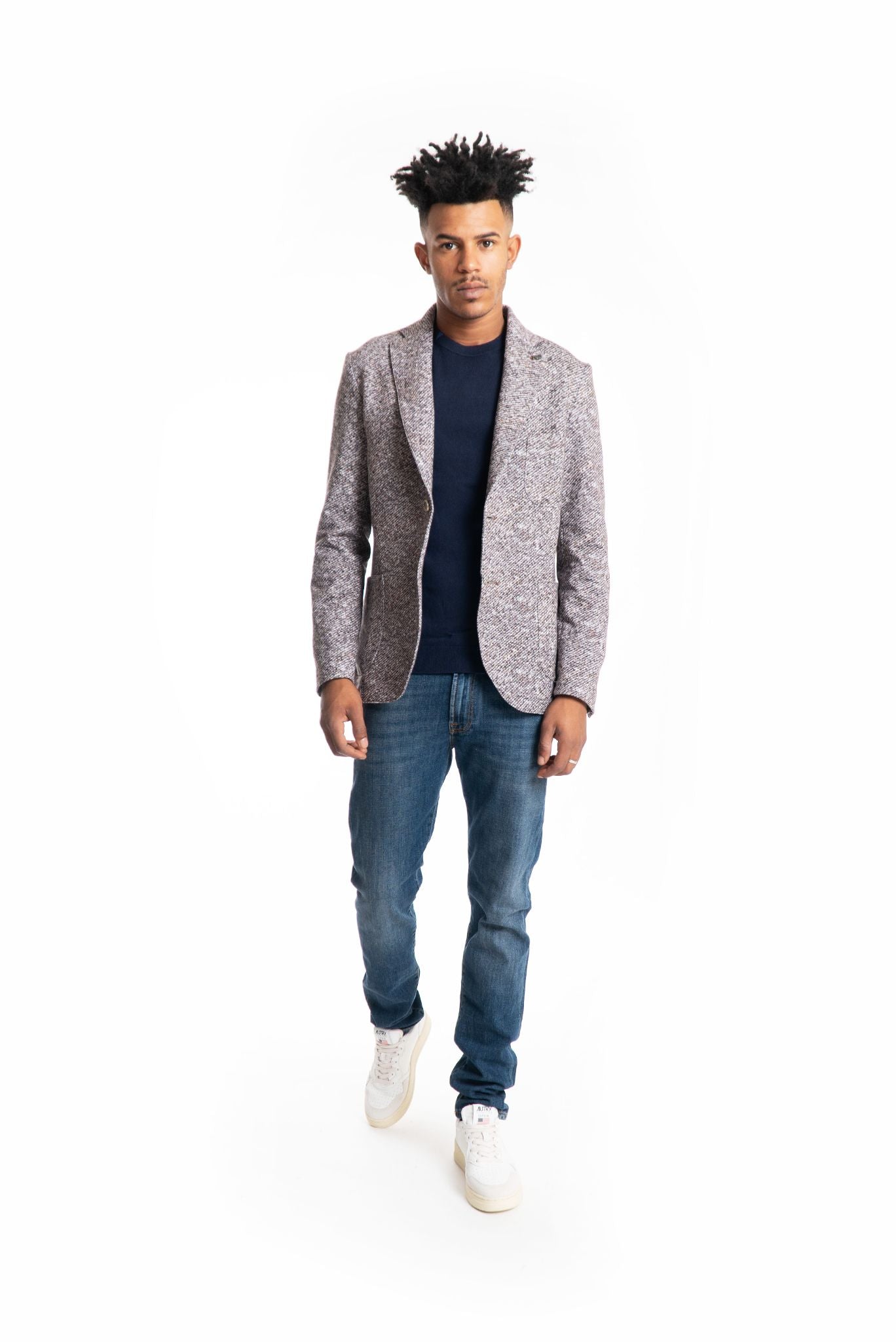 Bob company giacca marrone monopetto invernale uomo, intero