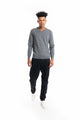 Maglia Grigia con Scollo a V