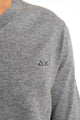 Maglia Grigia con Scollo a V