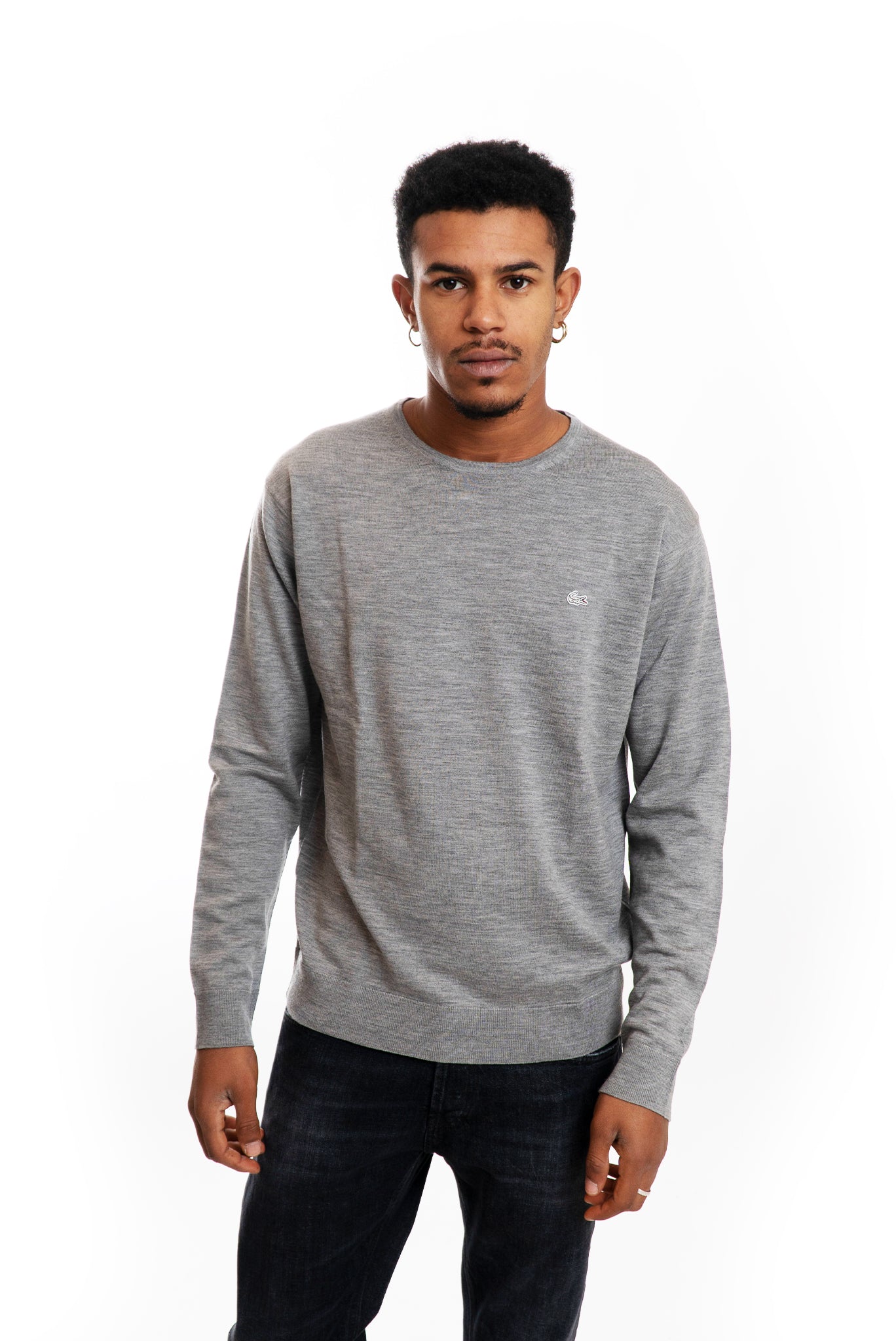 Maglioncino Grigio in Pura Lana