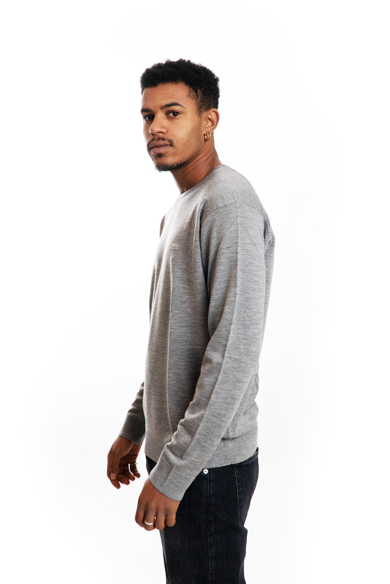 Maglioncino Grigio in Pura Lana