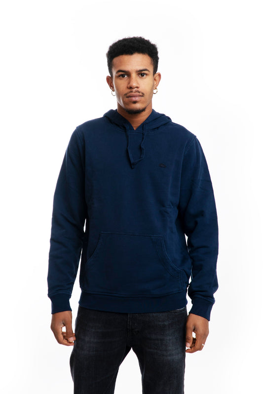 Felpa Blu Navy Lavaggio Vintage