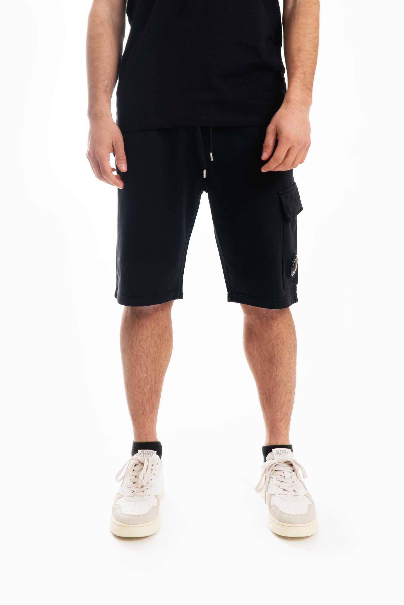 Bermuda Nero in Felpa