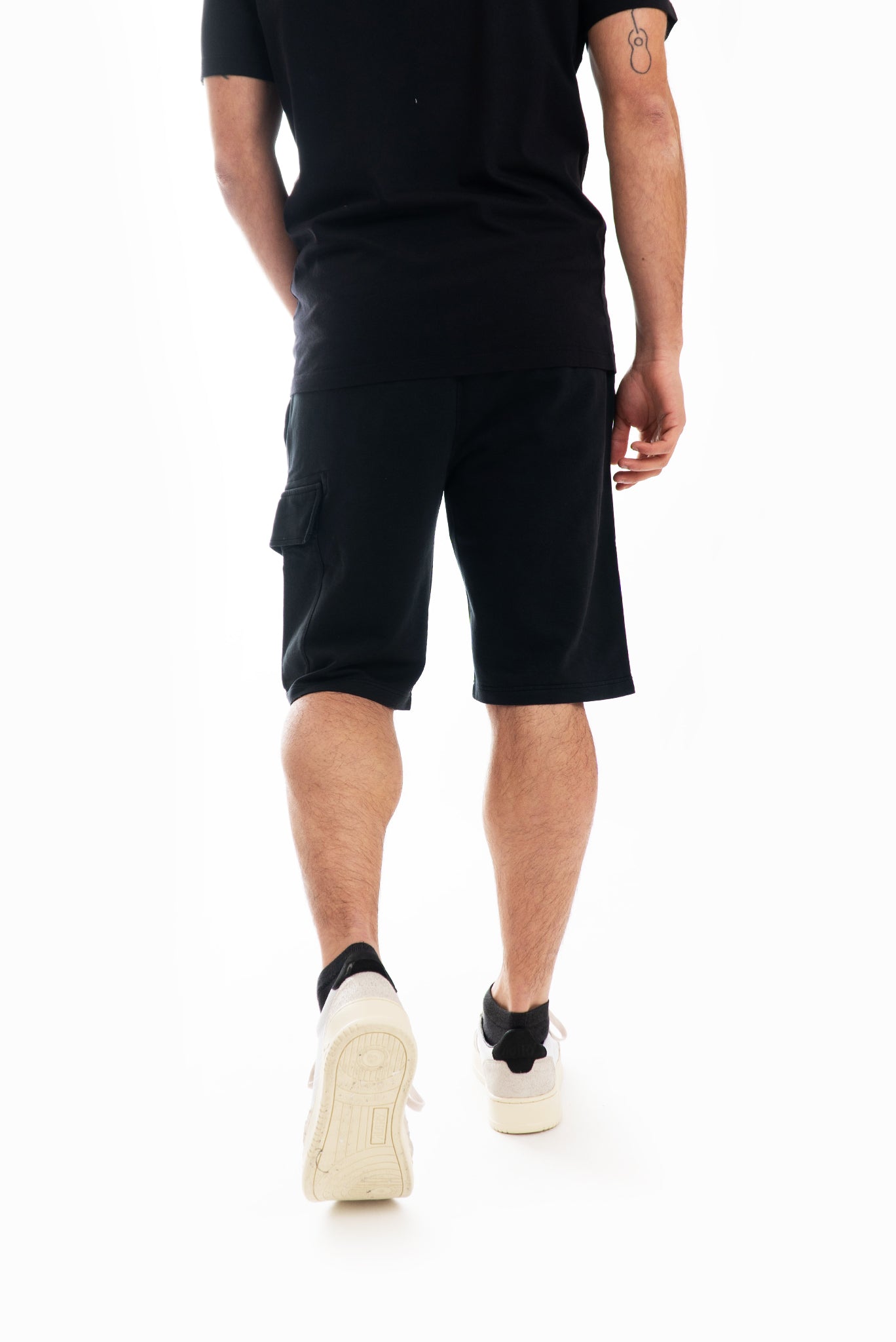 Bermuda Nero in Felpa