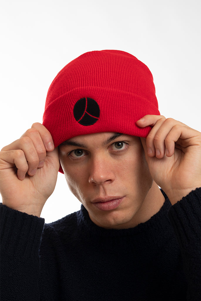 People of Shibuya - Cappello Rosso con Logo 