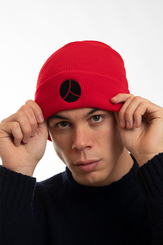 People of Shibuya - Cappello Rosso con Logo 