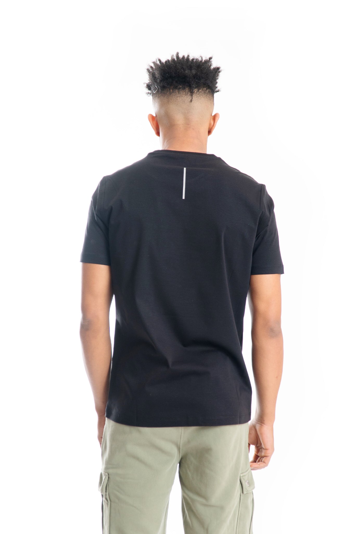 T-shirt Filo di Scozia Shiko Nero