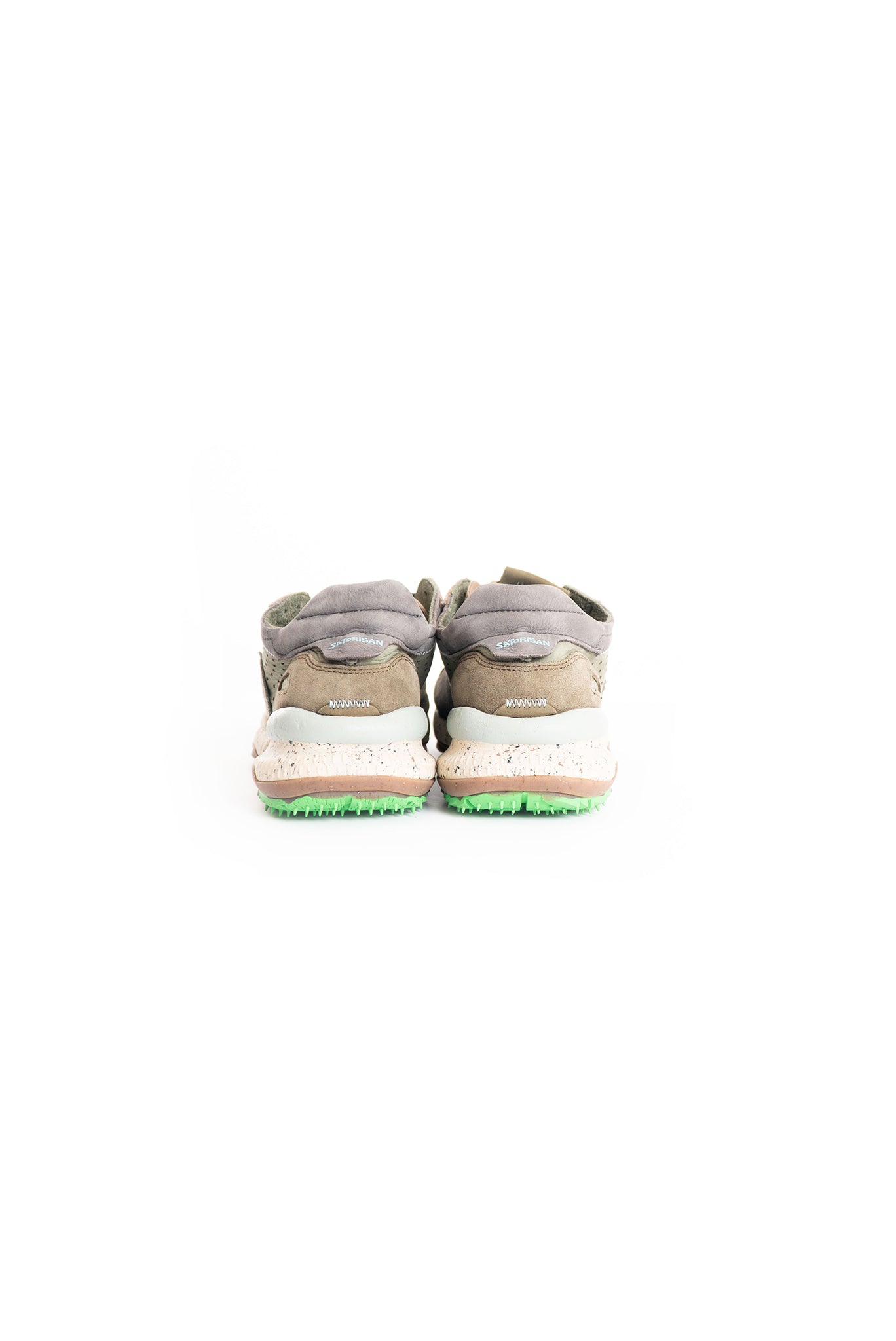 Sneakers Pelle Verde Marrone Chacrona Laser