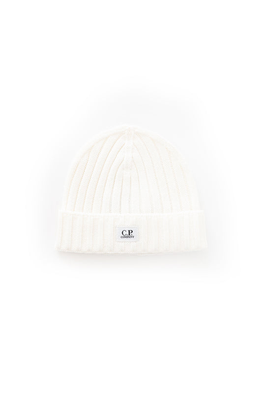 Cappello Costine in Lana Bianco Panna