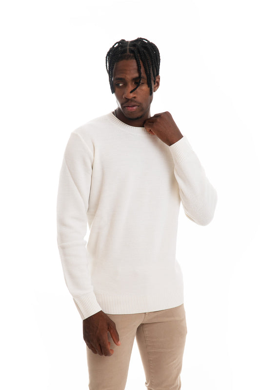 Maglione Panna Punto Riso